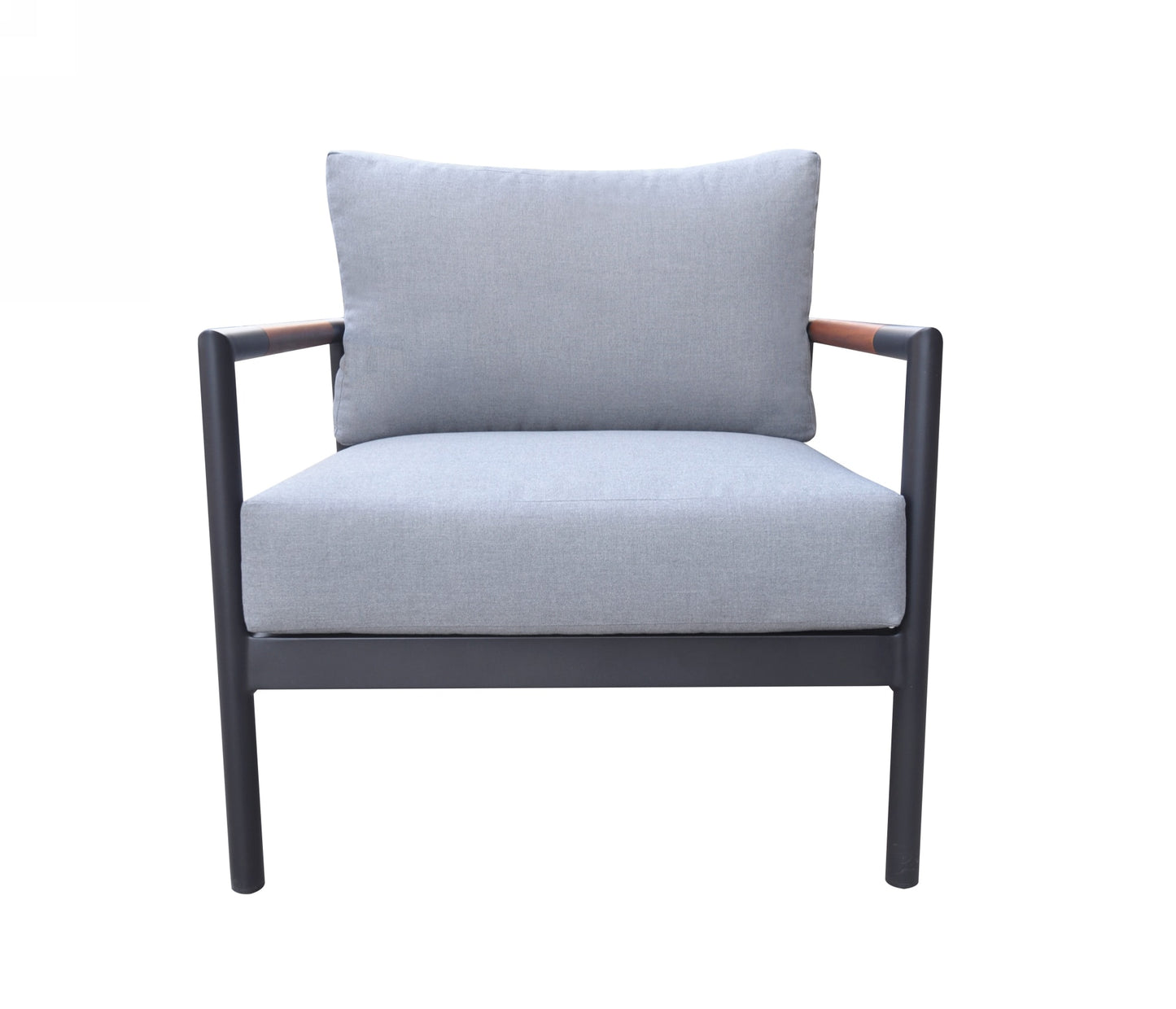 Renava Kiowa Modern Outdoor Grey and Black Sofa Set