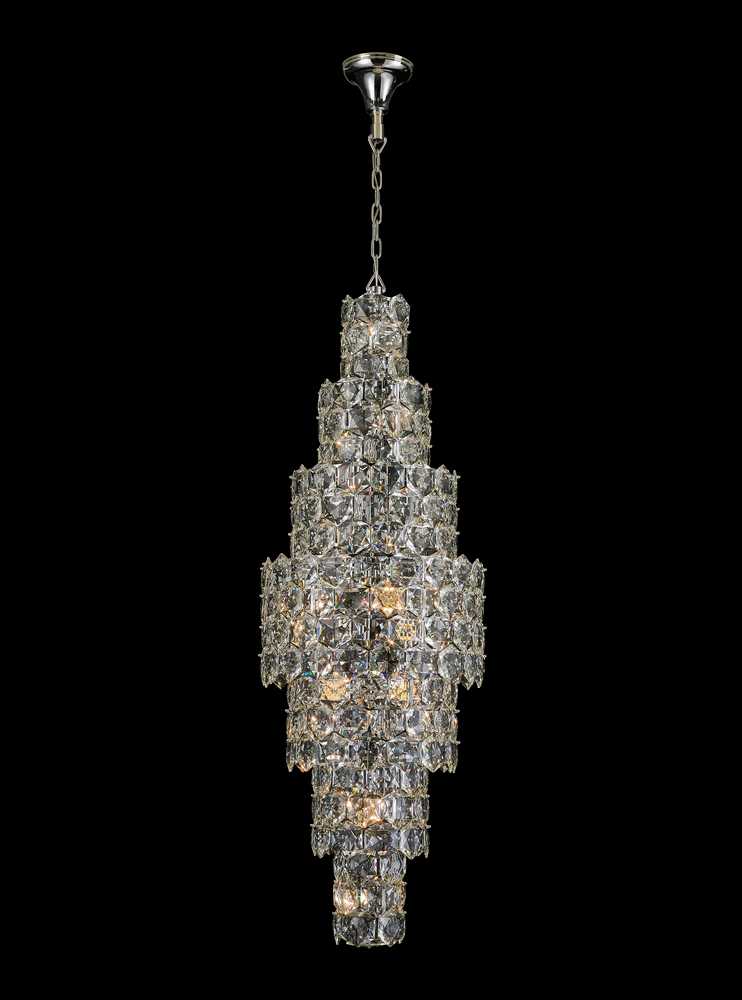 Glacier Chandelier 28-Light in Chrome 7869CH by StarFire Crystal
