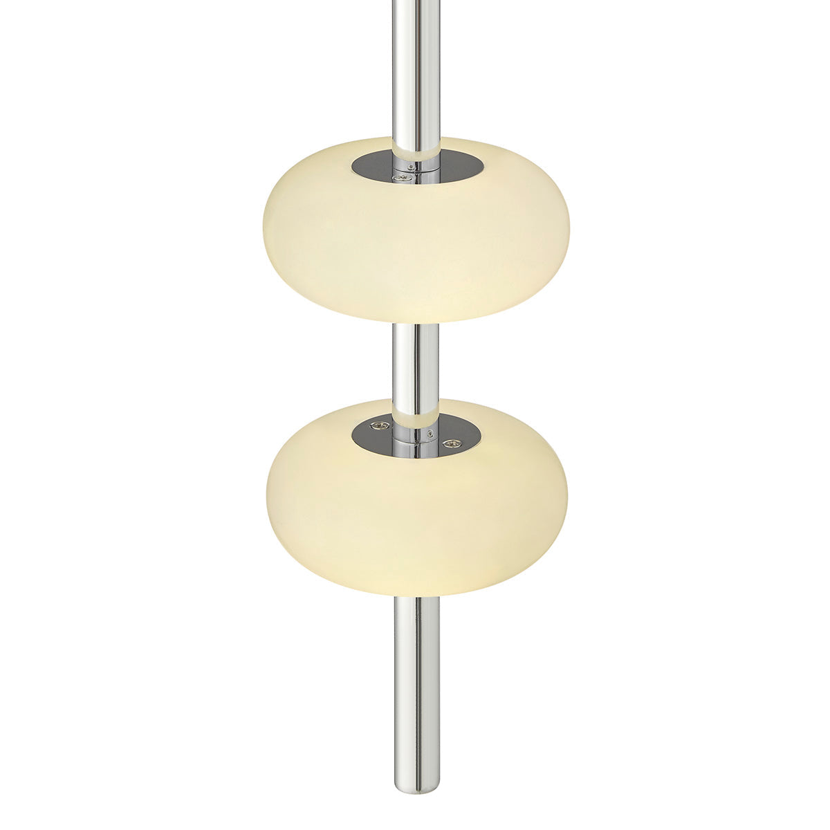 Spanish Alabaster Pendant Chrome by Finesse Decor CH-0050-1