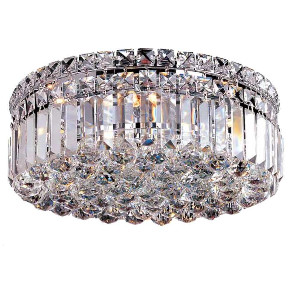 Avant-Garde Flushmount 5-Light in Chrome 8316CH by StarFire Crystal