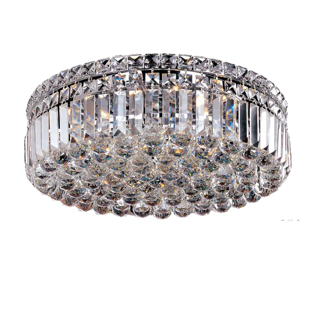 Avant-Garde Flushmount 6-Light in Chrome 8320CH by StarFire Crystal