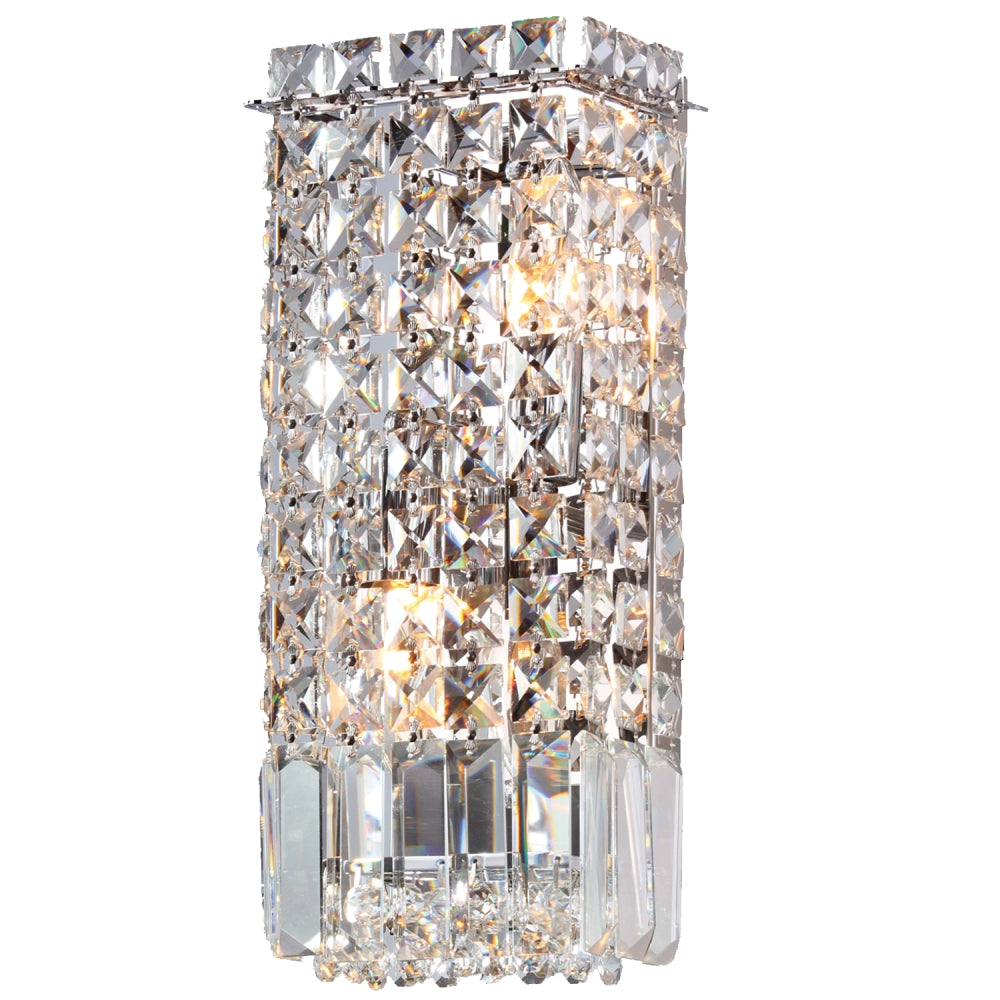 Avant-Garde Wall Sconce 4-Light in Chrome 8408WSCH by StarFire Crystal