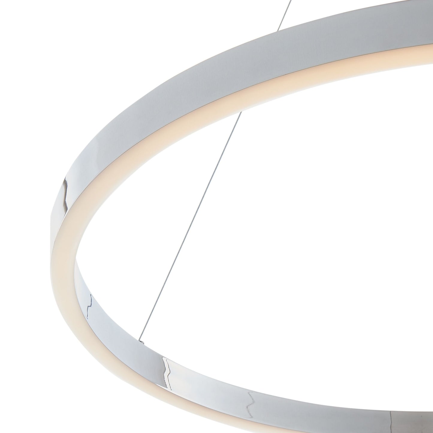 Minsk Single Round Chandelier Chrome by Finesse Decor CH-016-C