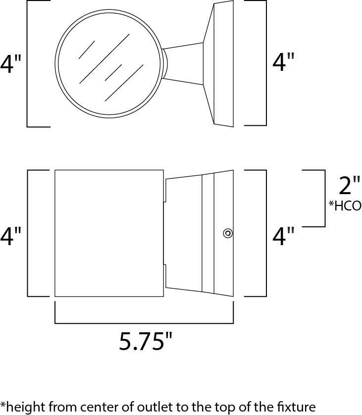 Lightray LED 2-Light Wall Sconce Brushed Aluminum by Maxim Lighting