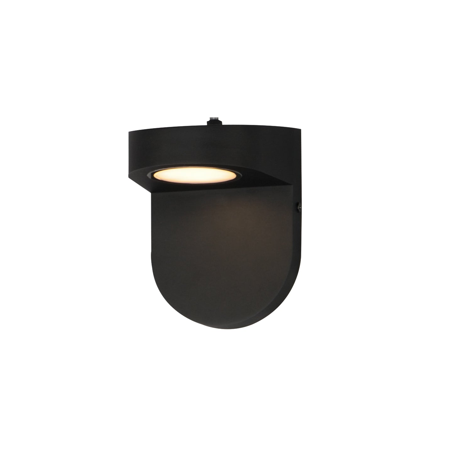 Ledge LED Outdoor Wall Sconce with Photocell Black by Maxim Lighting