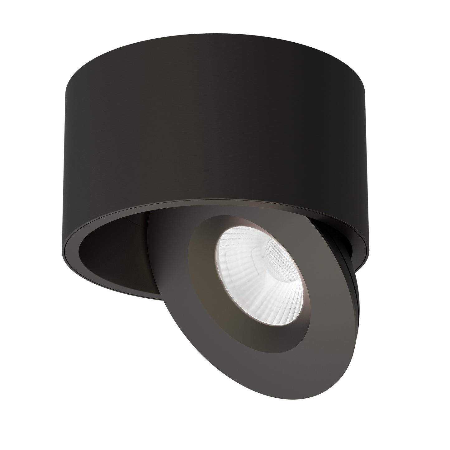 Fulcrum LED Flush Mount w Gimbal Black by Maxim Lighting