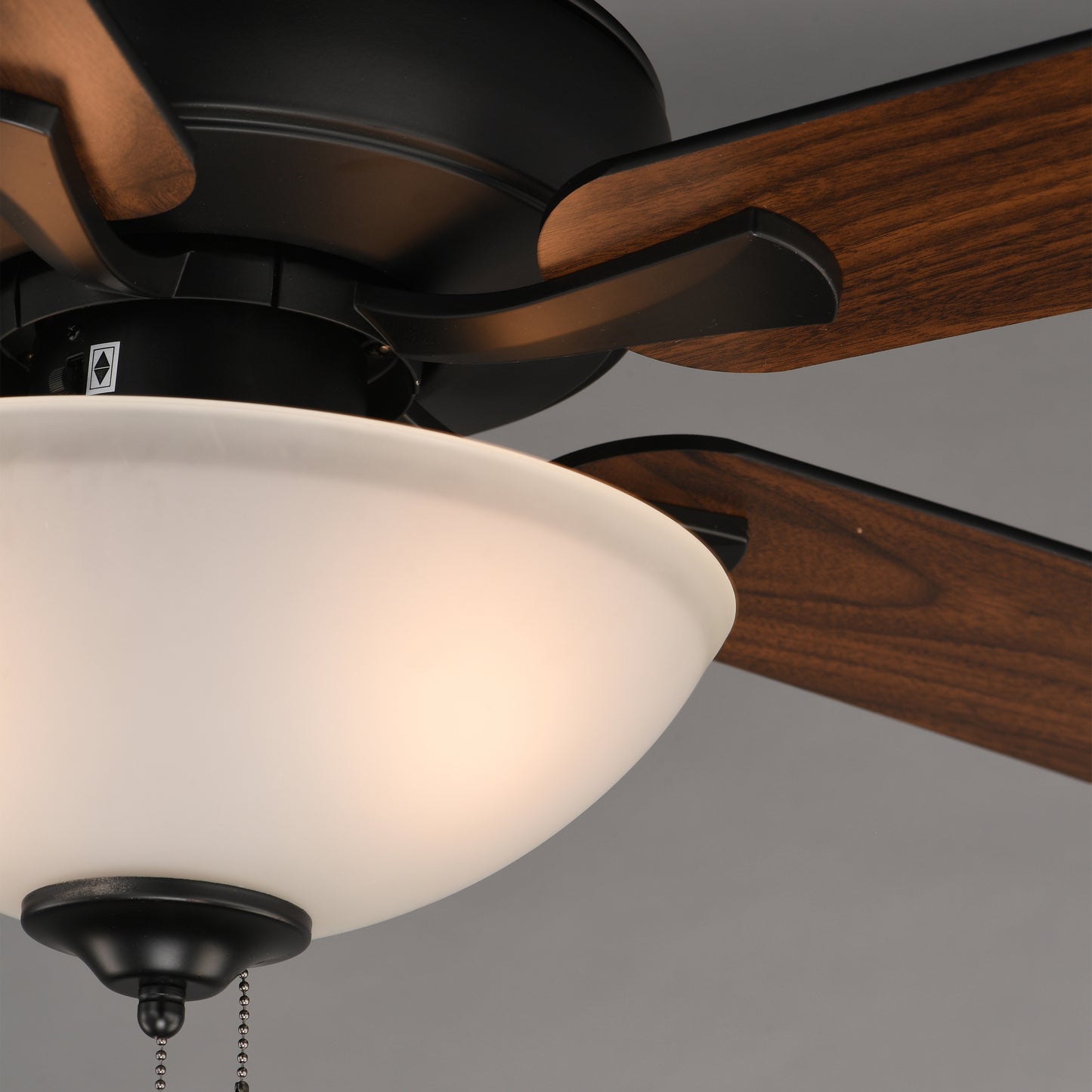 Super-Max 52" Ceiling Fan with 2-Light Kit Black by Maxim Lighting