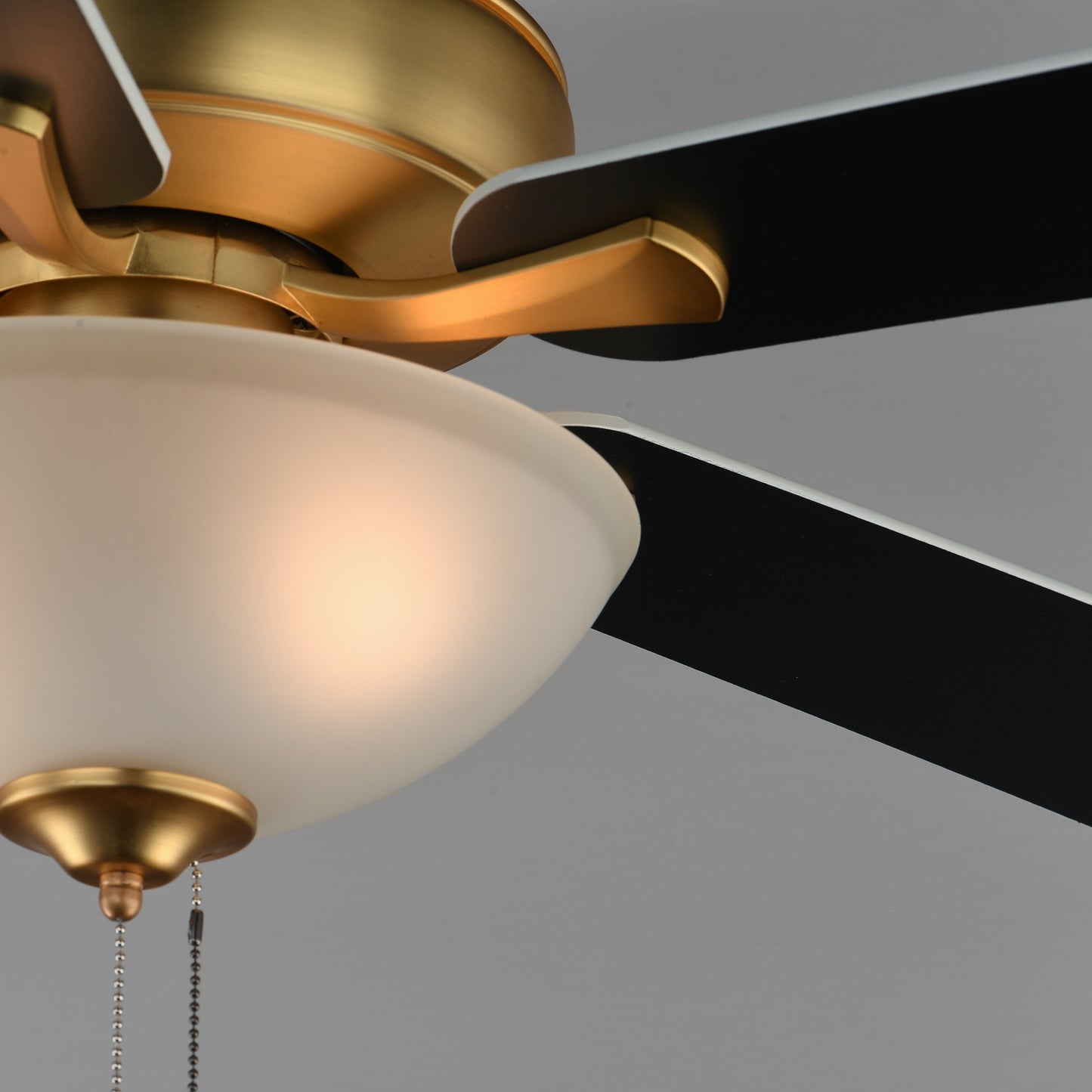 Super-Max 52" Ceiling Fan with 2-Light Kit Natural Aged Brass by Maxim Lighting