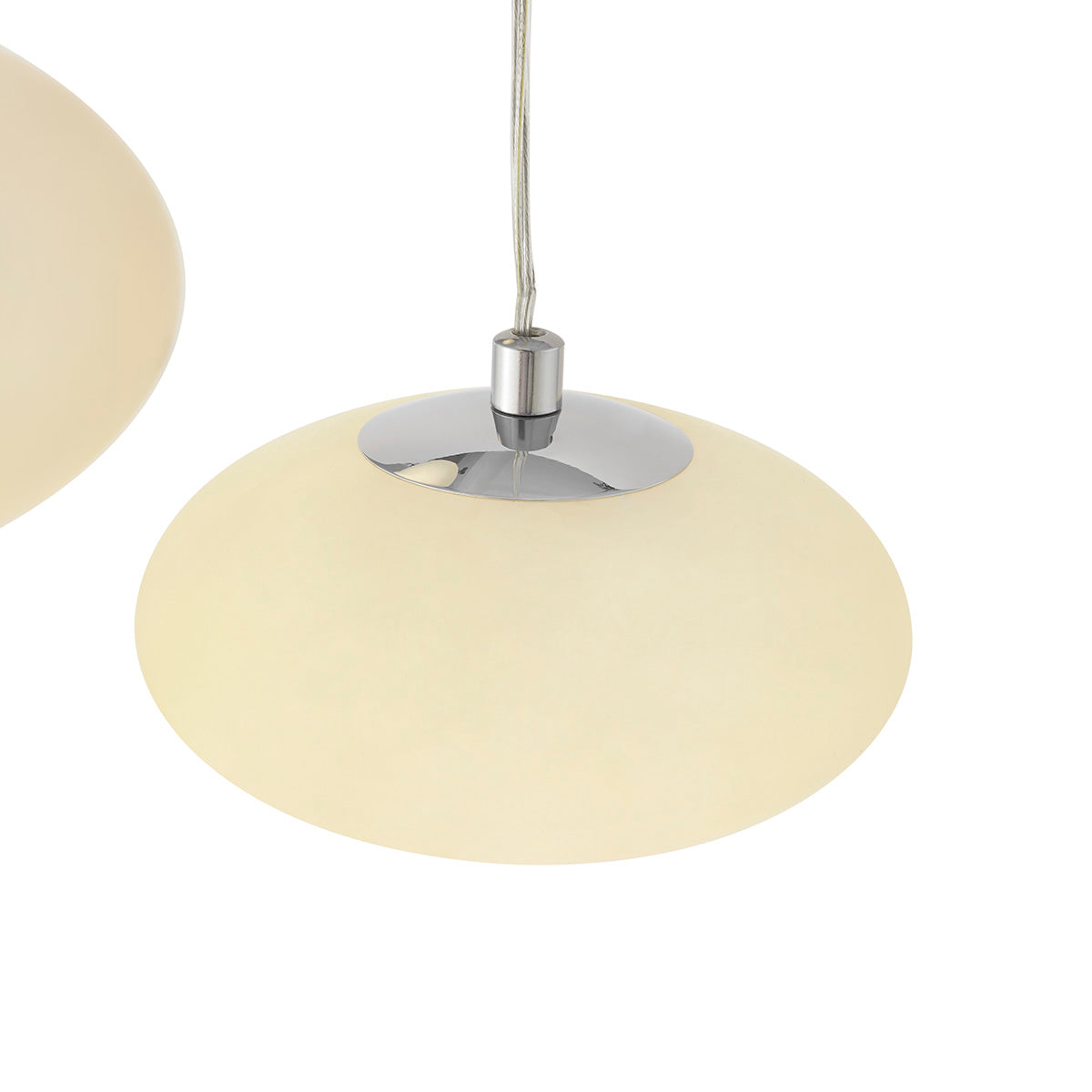Spanish Alabaster Round Chandelier Chrome by Finesse Decor CH-0040-5R