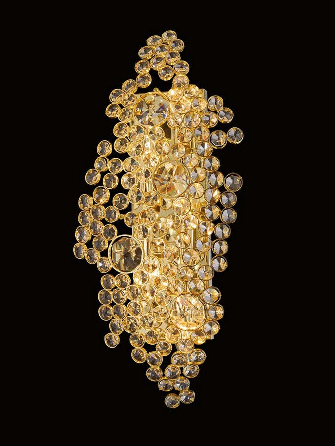Art Deco Wall Sconce 5-Light in Antique Brass 9202WSAB by StarFire Crystal