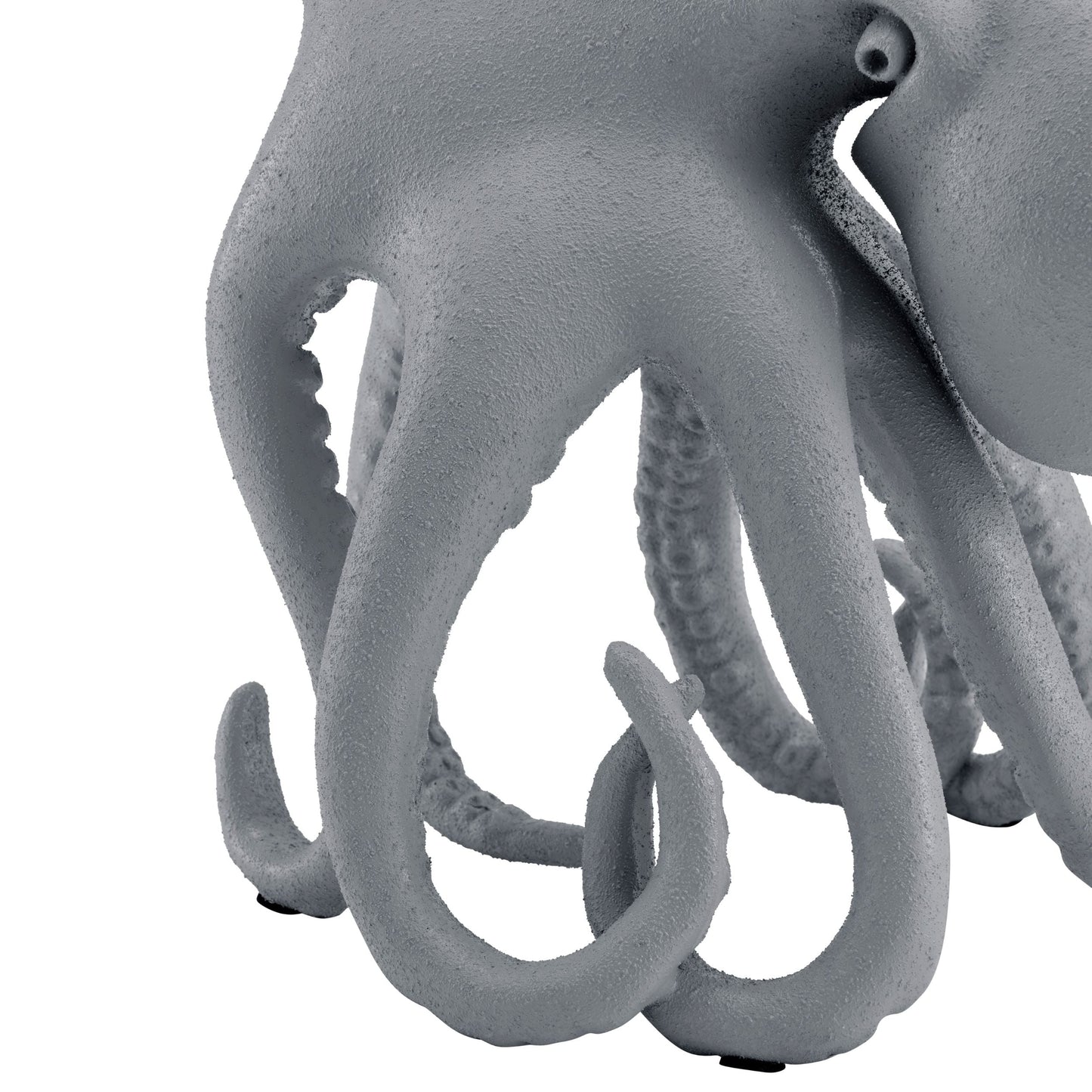 Sugvar the Octopus Frosted Light Gray by Finesse Decor C-3228L-GFR