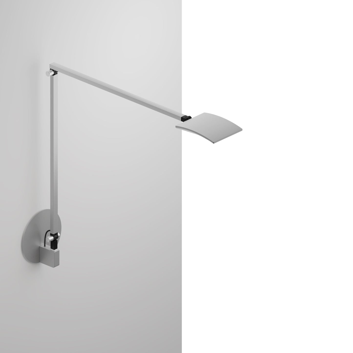 Mosso Pro Desk Lamp Hardwired Wall Mount Silver Ar2001 Sil Hws by Koncept Inc