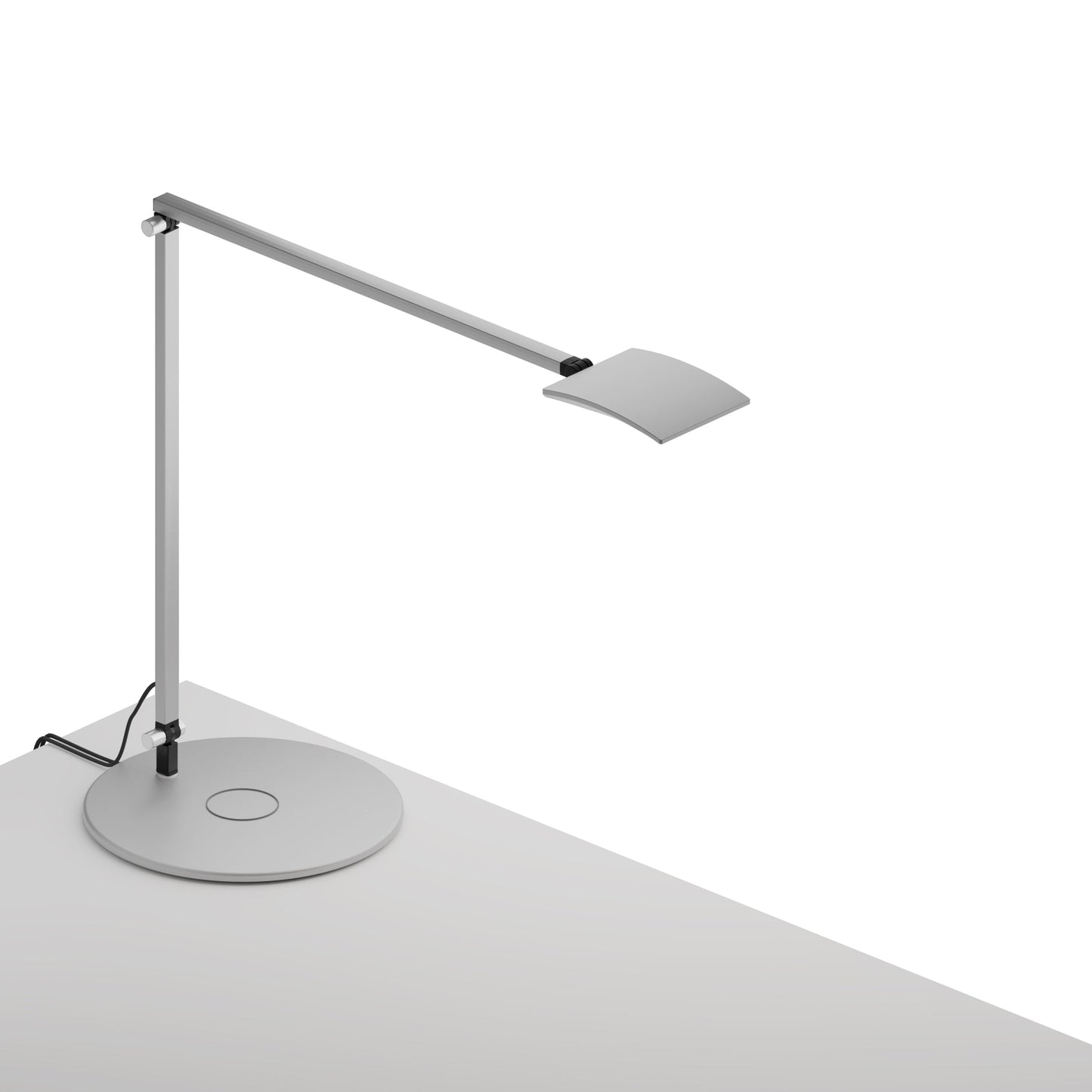 Mosso Pro Desk Lamp Wireless Charging Qi Base Silver Ar2001 Sil Qcb by Koncept Inc