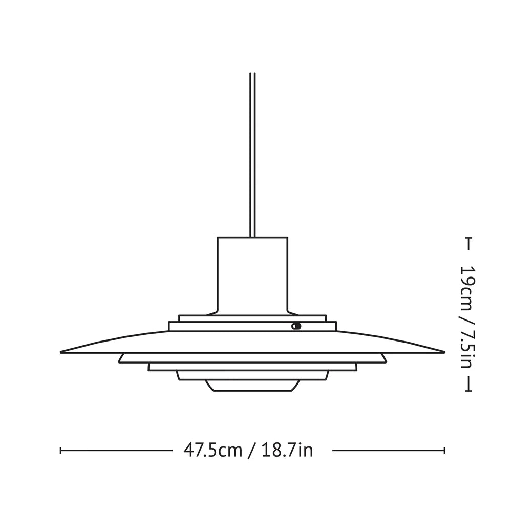 P376 Pendant KF1 by &Tradition