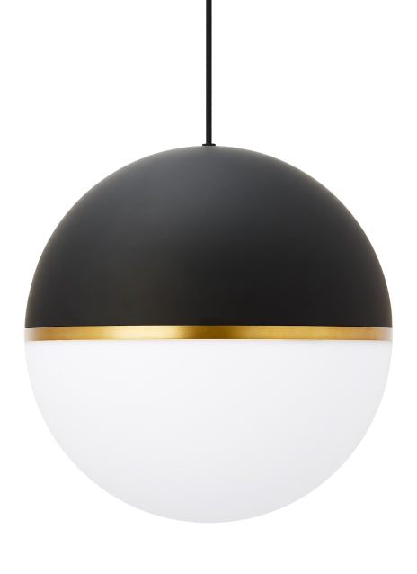 Akova 13-inch Globe Pendant Light Fixture by Visual & Comfort & Co