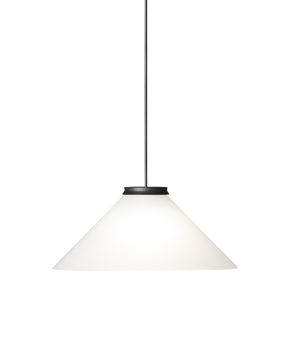 Pholc Aline cone pendant light by Afteroom – Aline 40 (15.7 in) Black, second view