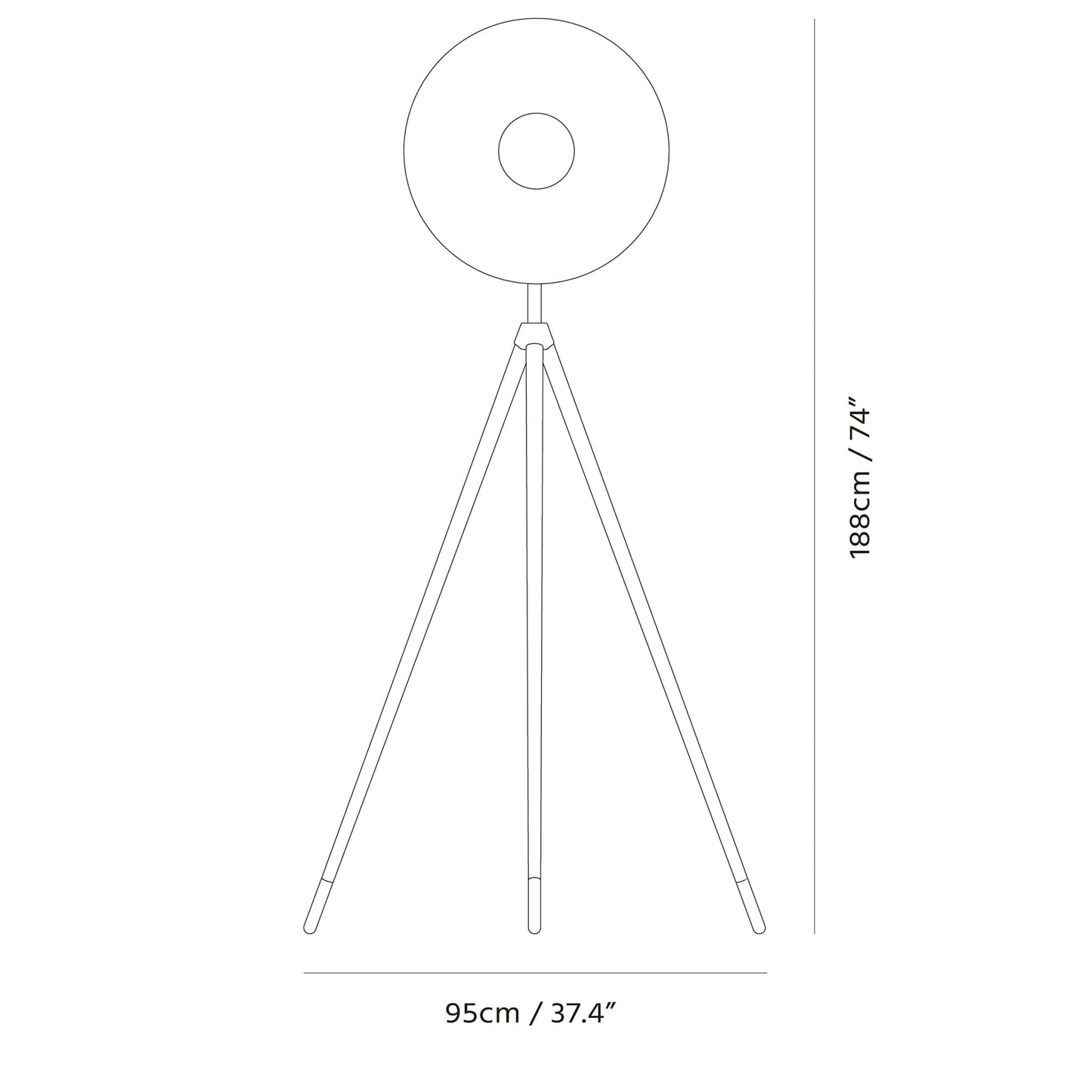 Seed Design Apollo Mega Floor Lamp Sld 3655Mfte Bch