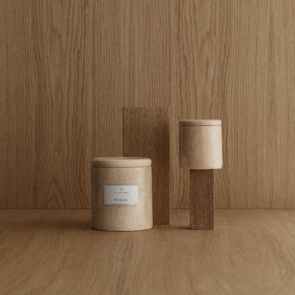 blomus Scented Candle with Marble Container Mora