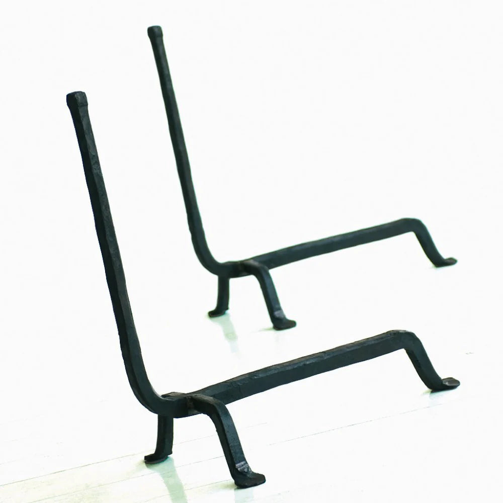 Conmoto Ferro & Fuoco Andirons Pair