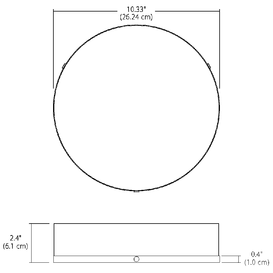 BlackJack Lighting Disq Pendant Light