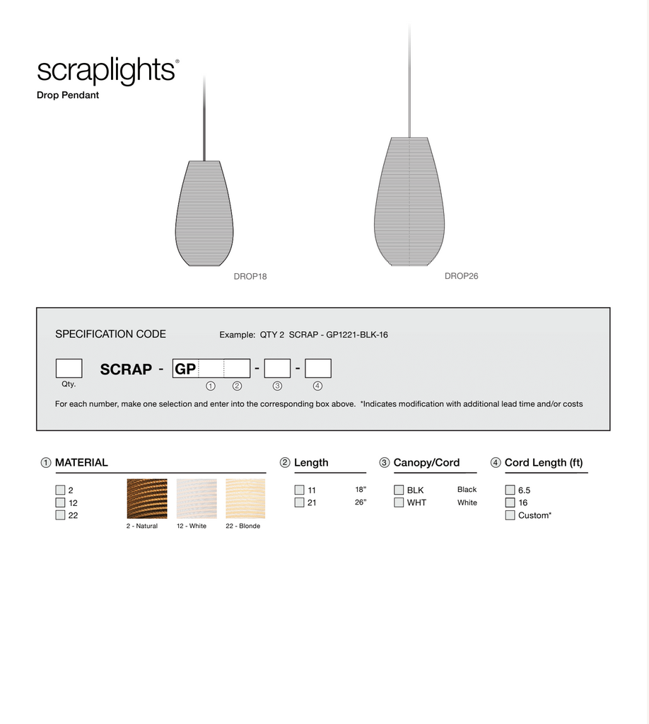 Recycled Cardboard Pendant Light By Graypants