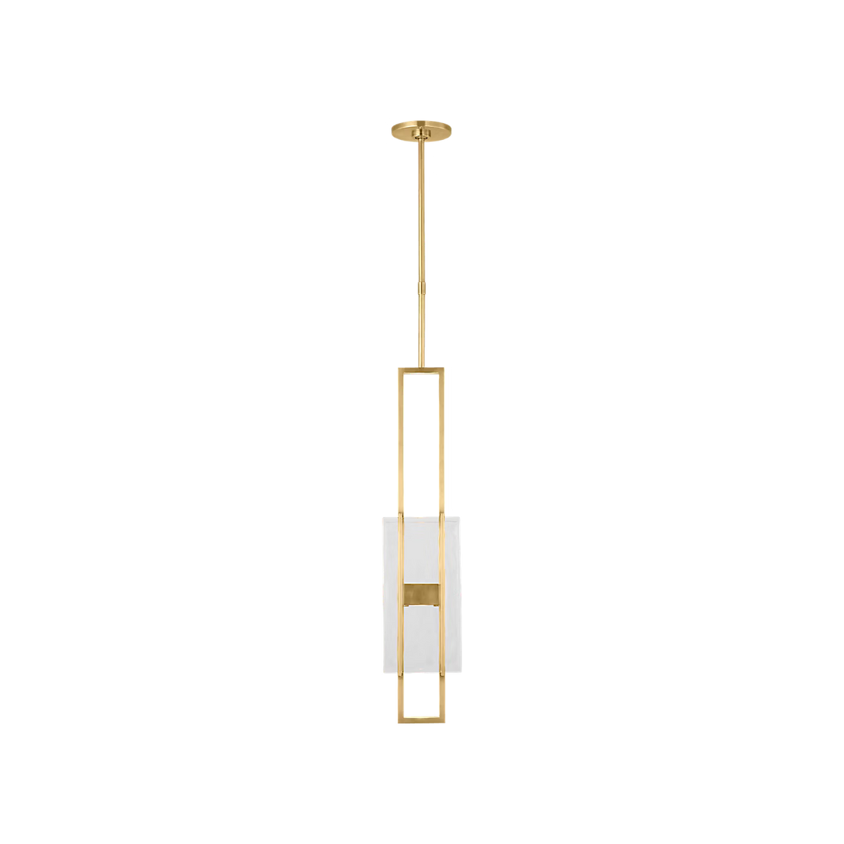 Visual Comfort Duelle 28 by Mick De Giulio in a dining setting