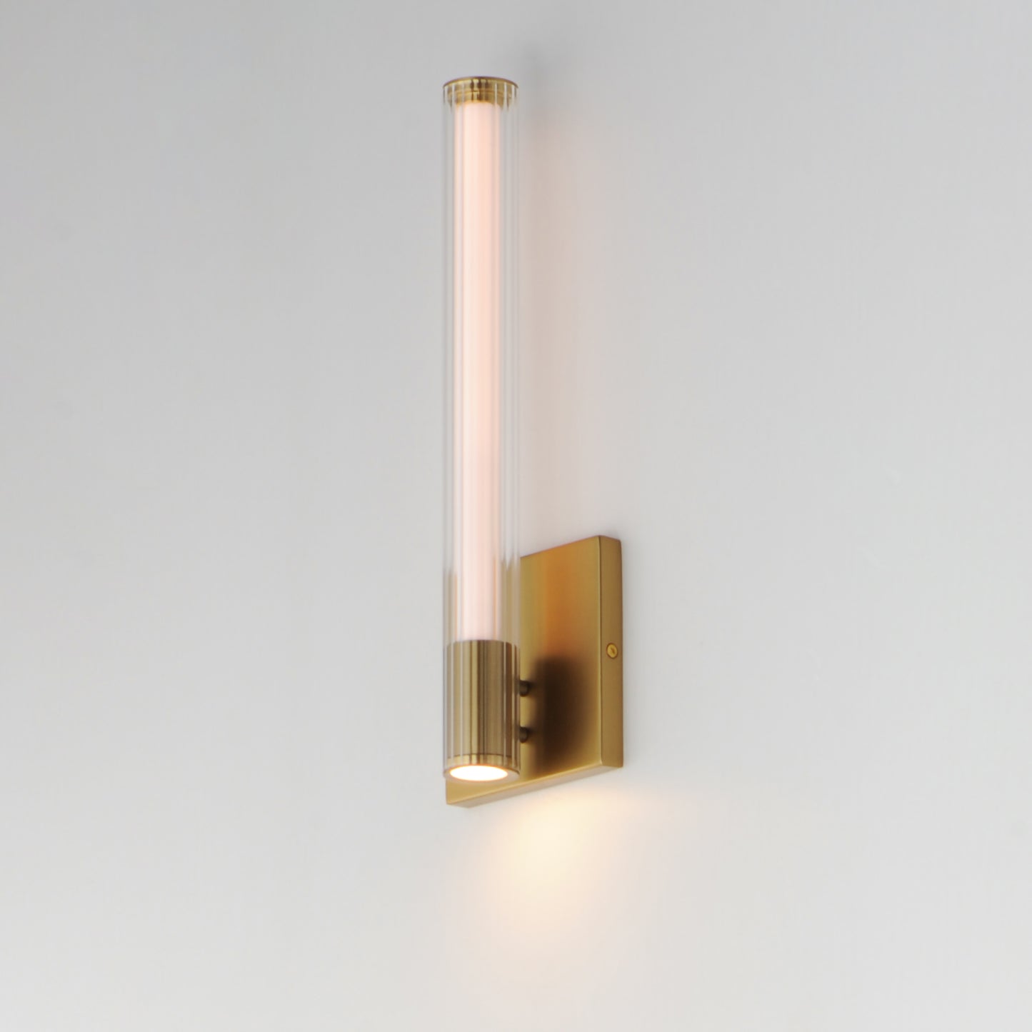 Cortex 14" LED Sconce Natural Aged Brass by ET2
