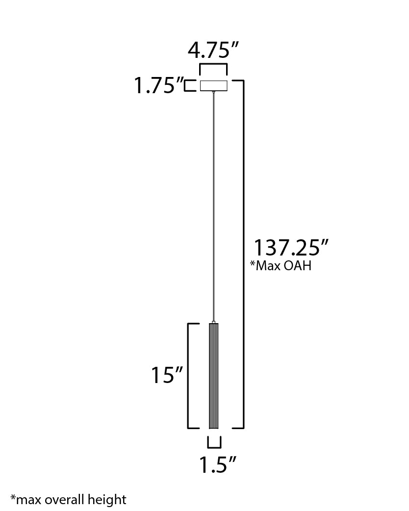Cortex 14" LED Pendant Natural Aged Brass by ET2