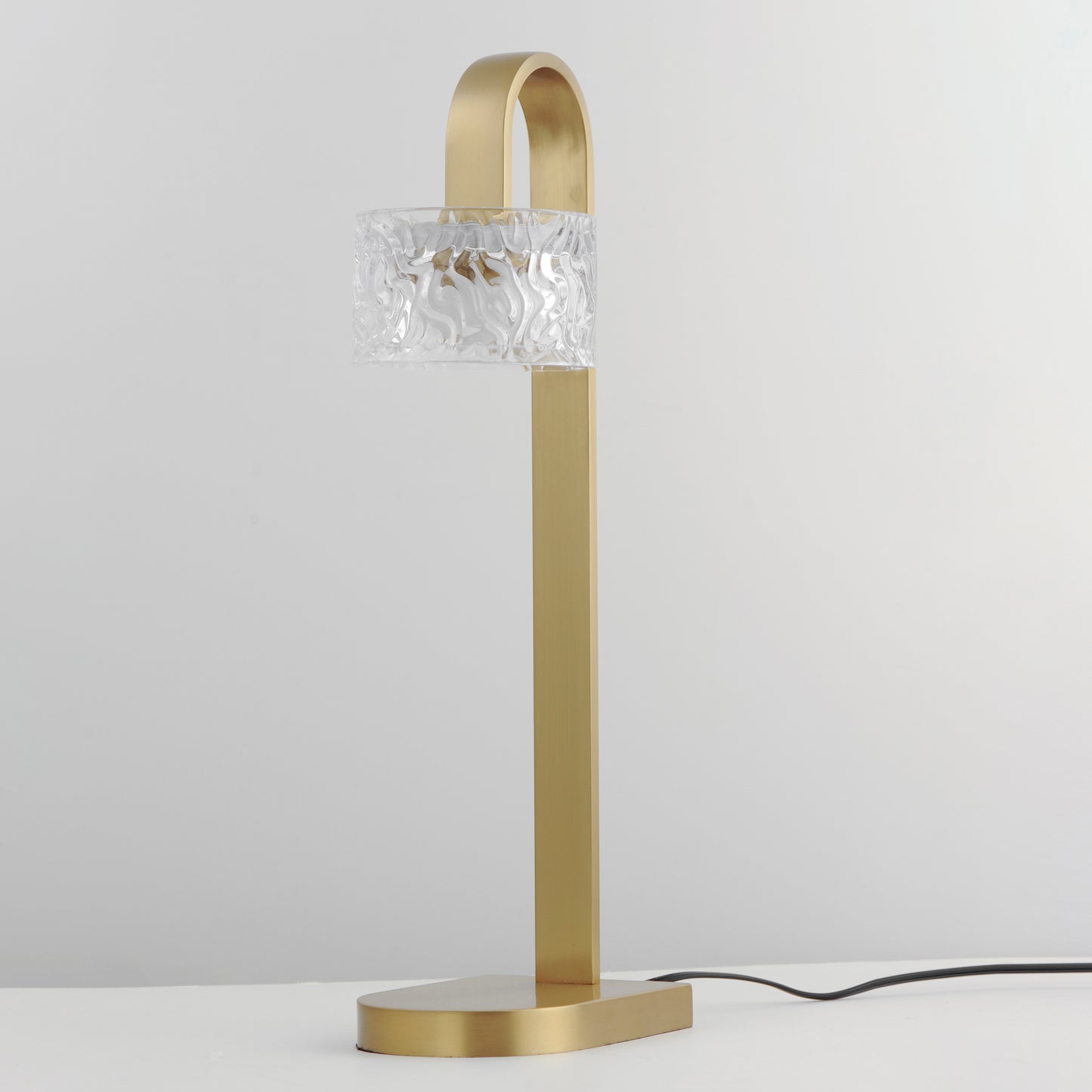 Elysian LED Table Lamp Natural Aged Brass by ET2