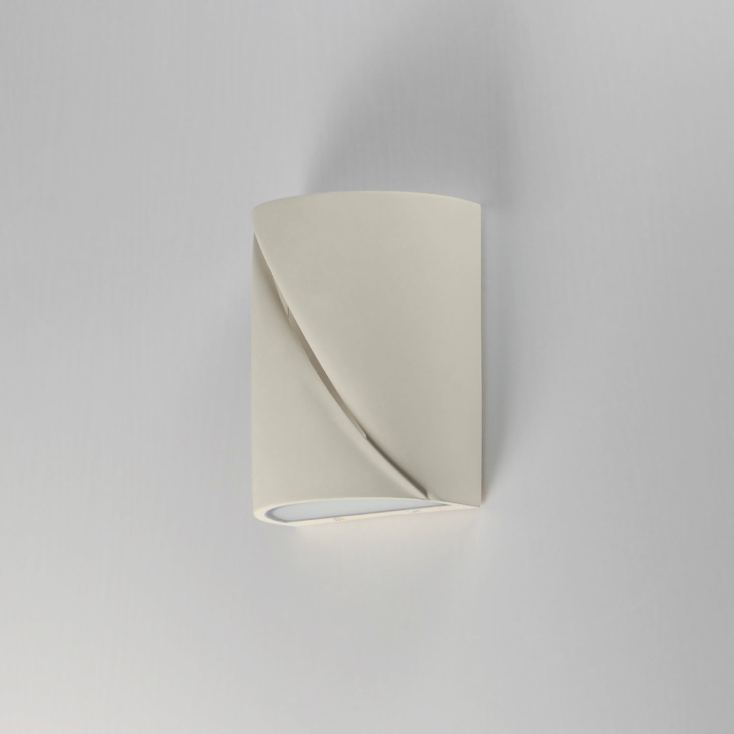 Puff 8" LED Outdoor Wall Sconce Chaulk White by ET2