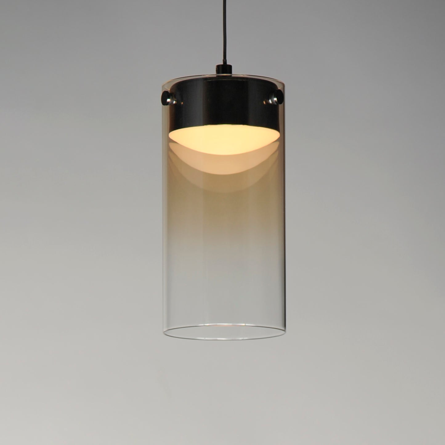 Highball Amber LED Mini Pendant Gunmetal by ET2