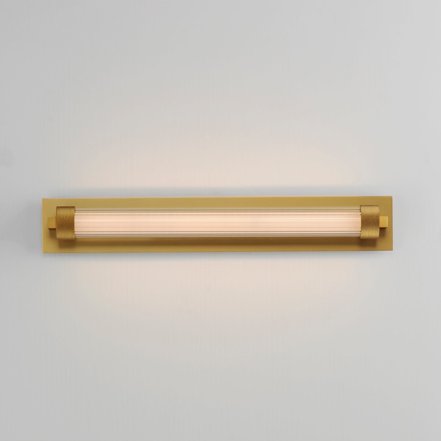 Doric 18" LED Wall Sconce Natural Aged Brass by ET2
