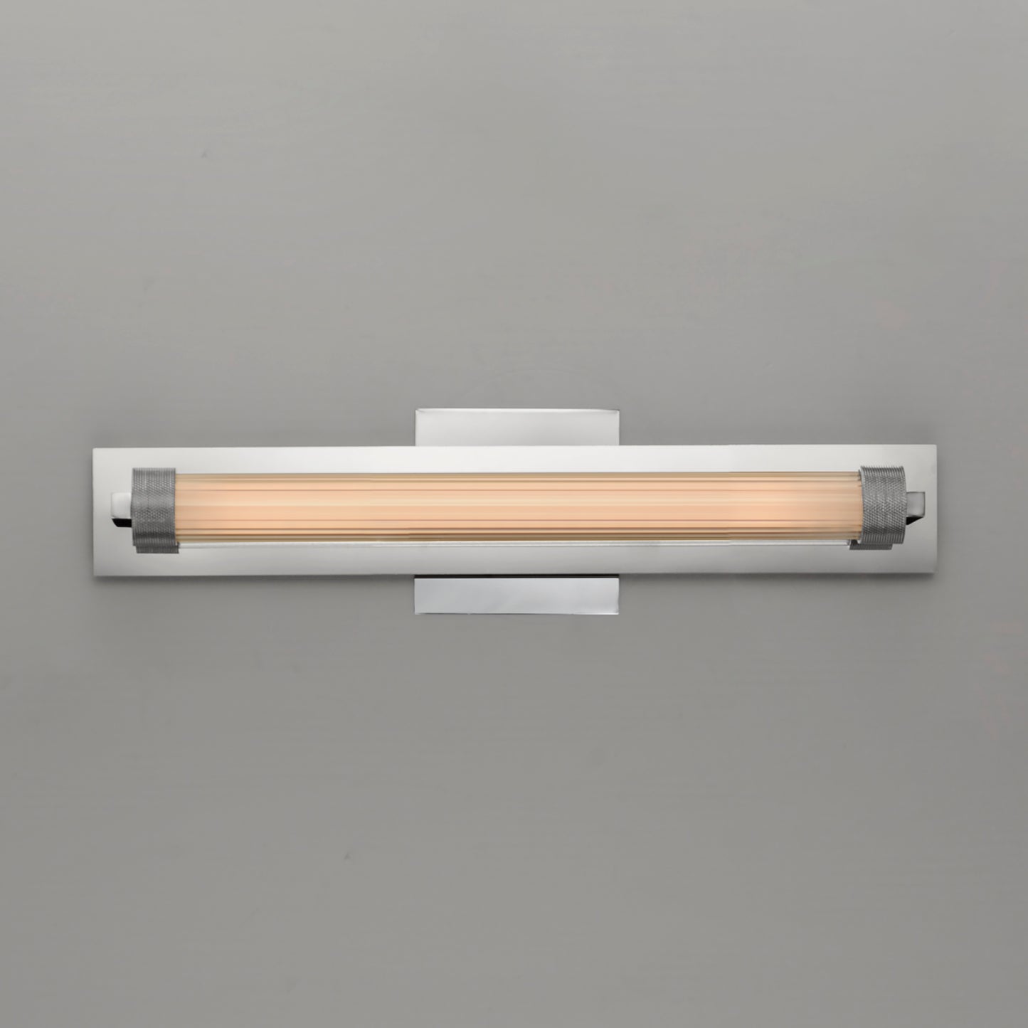 Doric 18" LED Wall Sconce Polished Chrome by ET2