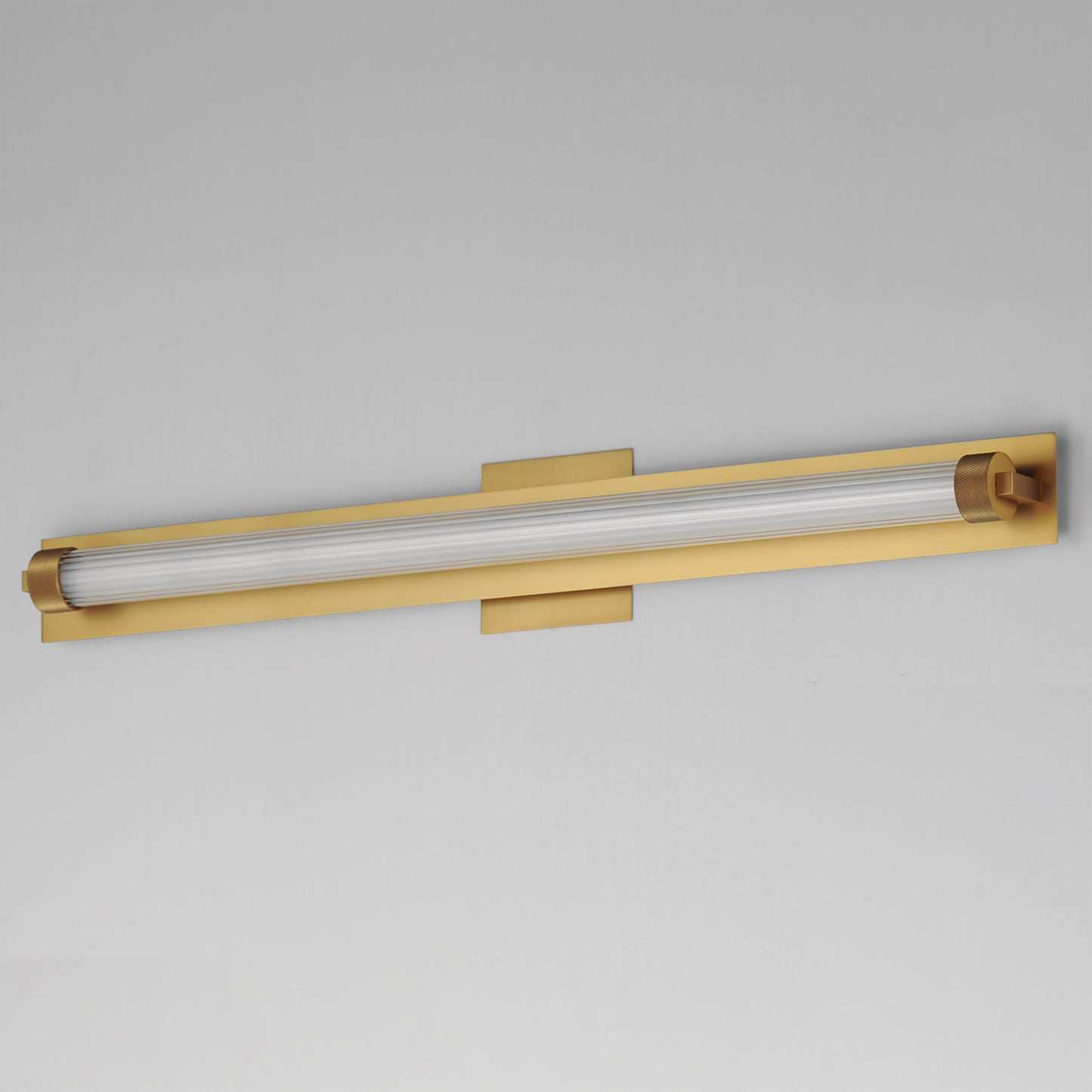 Doric 30" LED Bath Sconce Natural Aged Brass by ET2