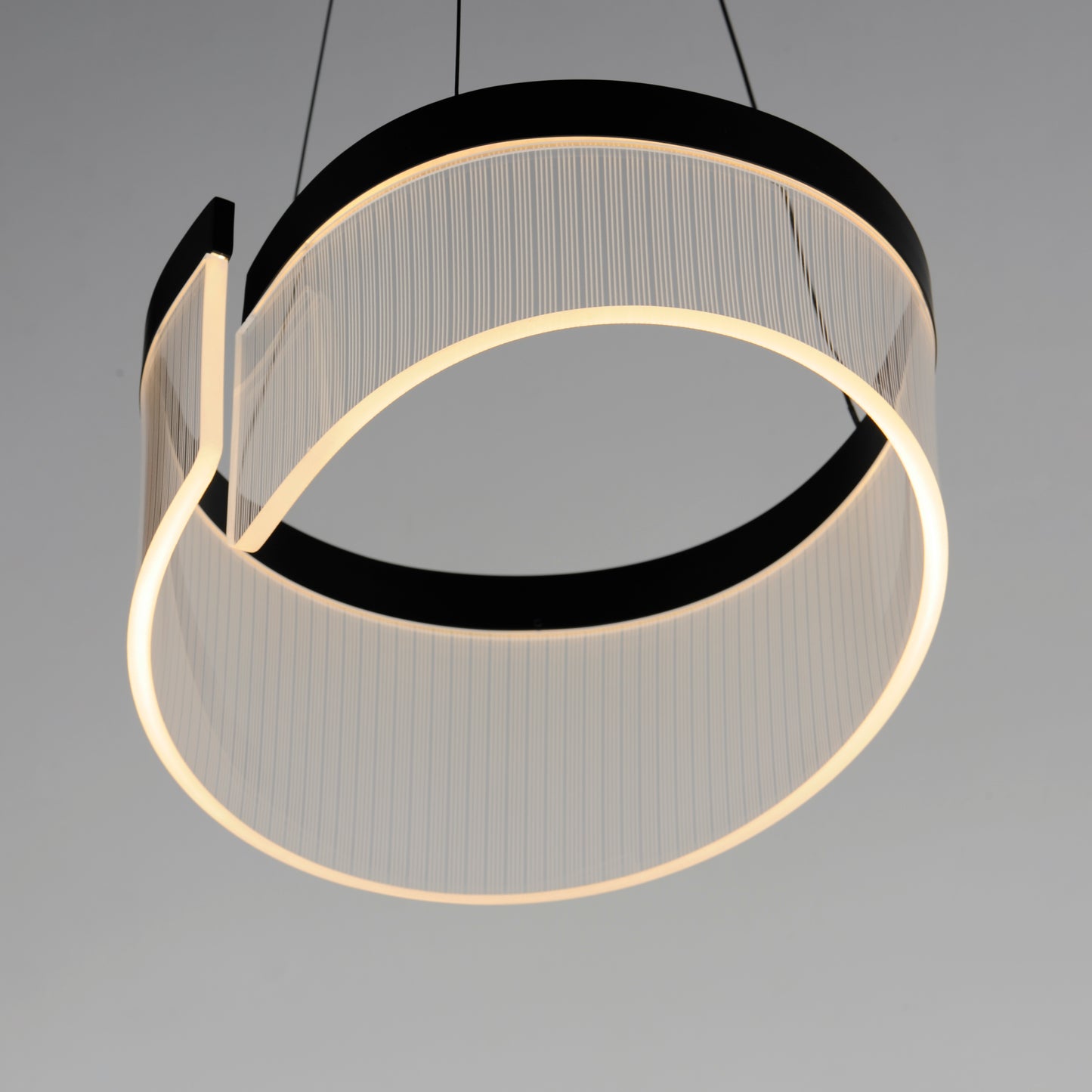 Sonata 14" LED Pendant Black by ET2