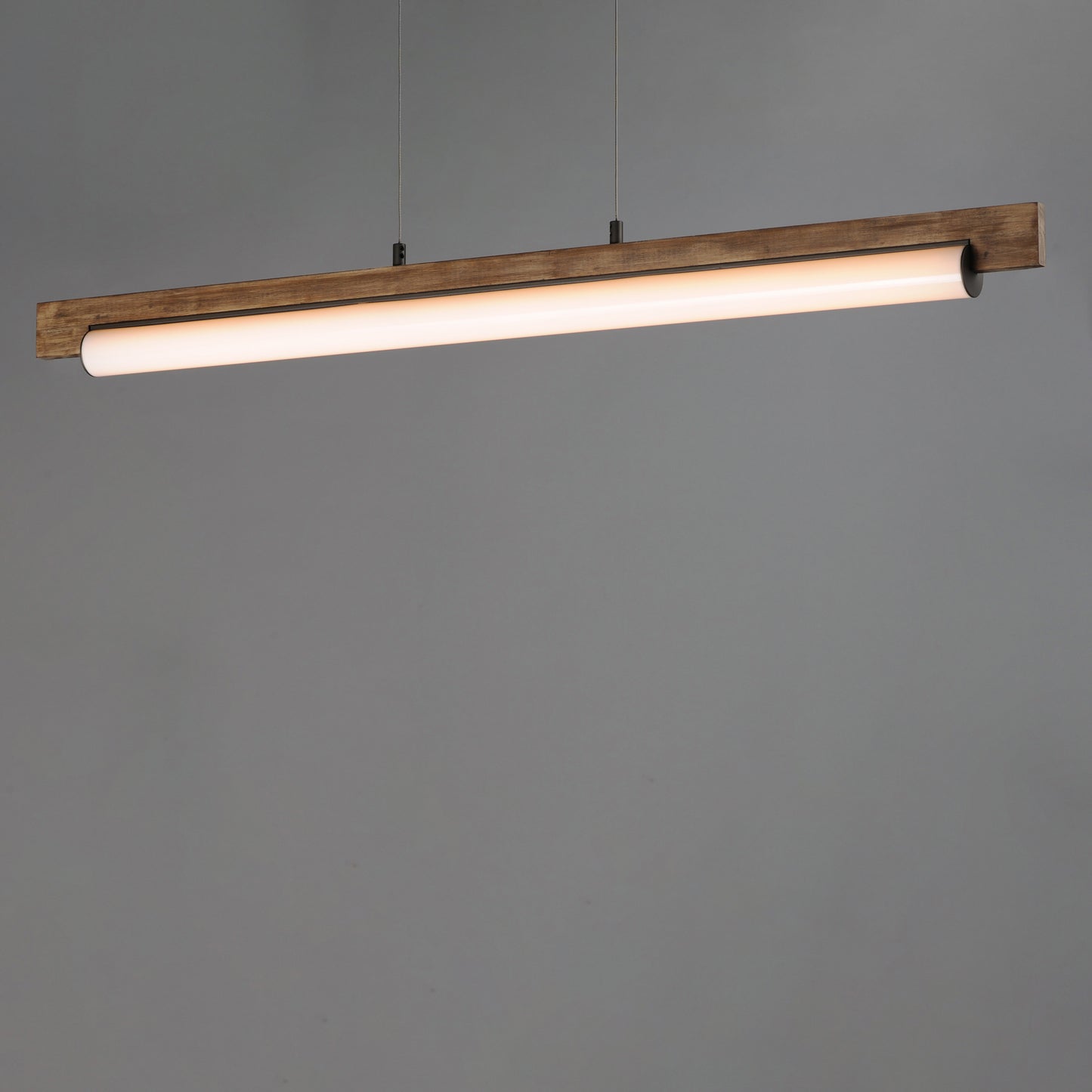Joist 45" LED Horizontal Pendant Driftwood/Charcoal by ET2