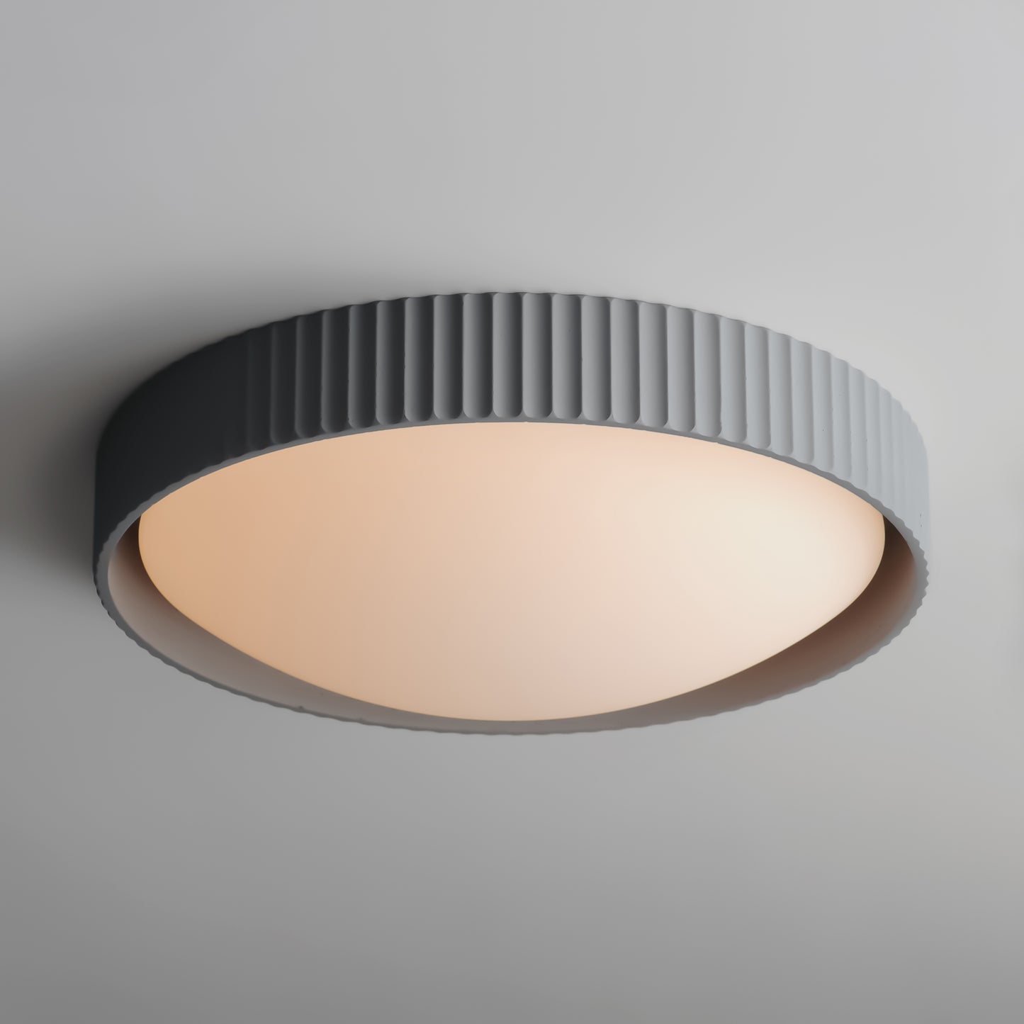 Souffle 18" LED Flush Mount Gray by ET2