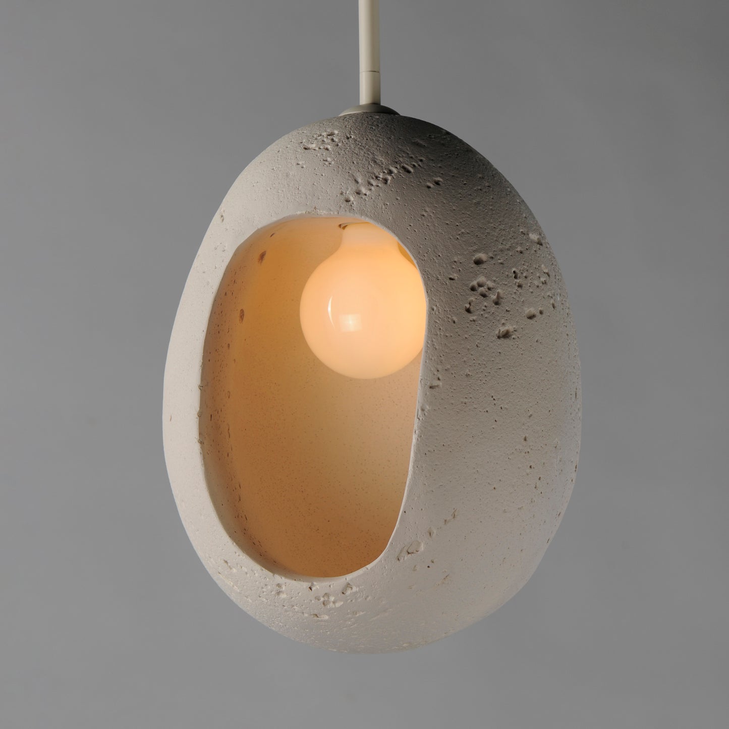 Luna Small LED Pendant Chaulk White by ET2