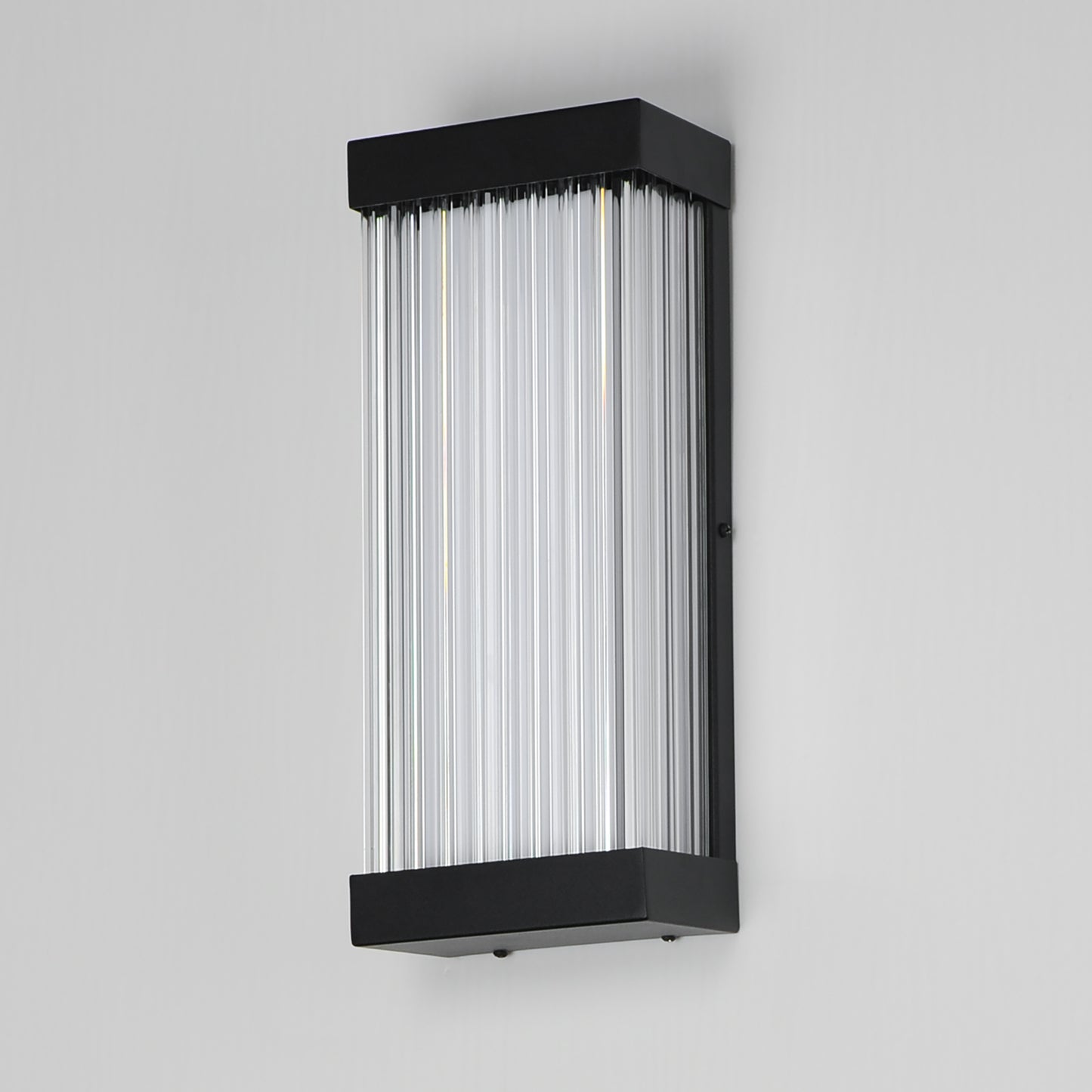 Acropolis 14" LED Outdoor Sconce Black by ET2
