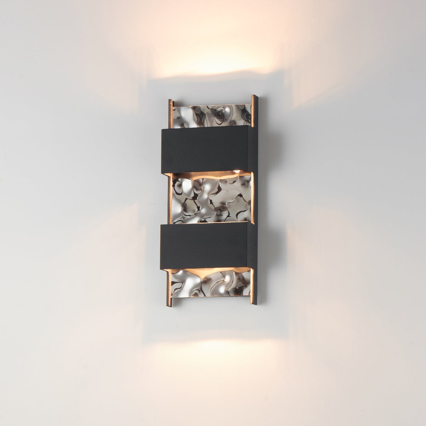 Coulee LED Outdoor Wall Sconce Black by ET2