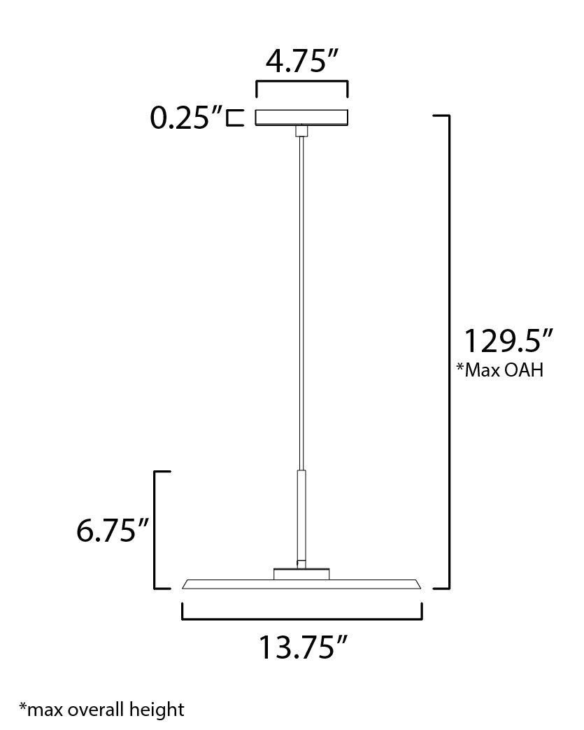 Berliner 14" LED Pendant Antique Brass by ET2