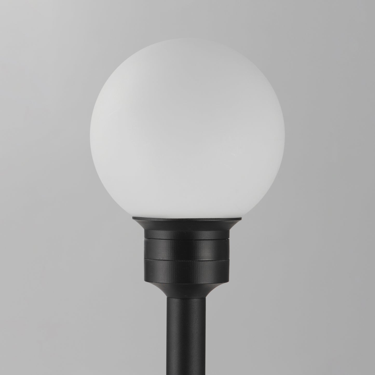 Alumilux: Bollard Globe Light with 24" Pole Black by ET2