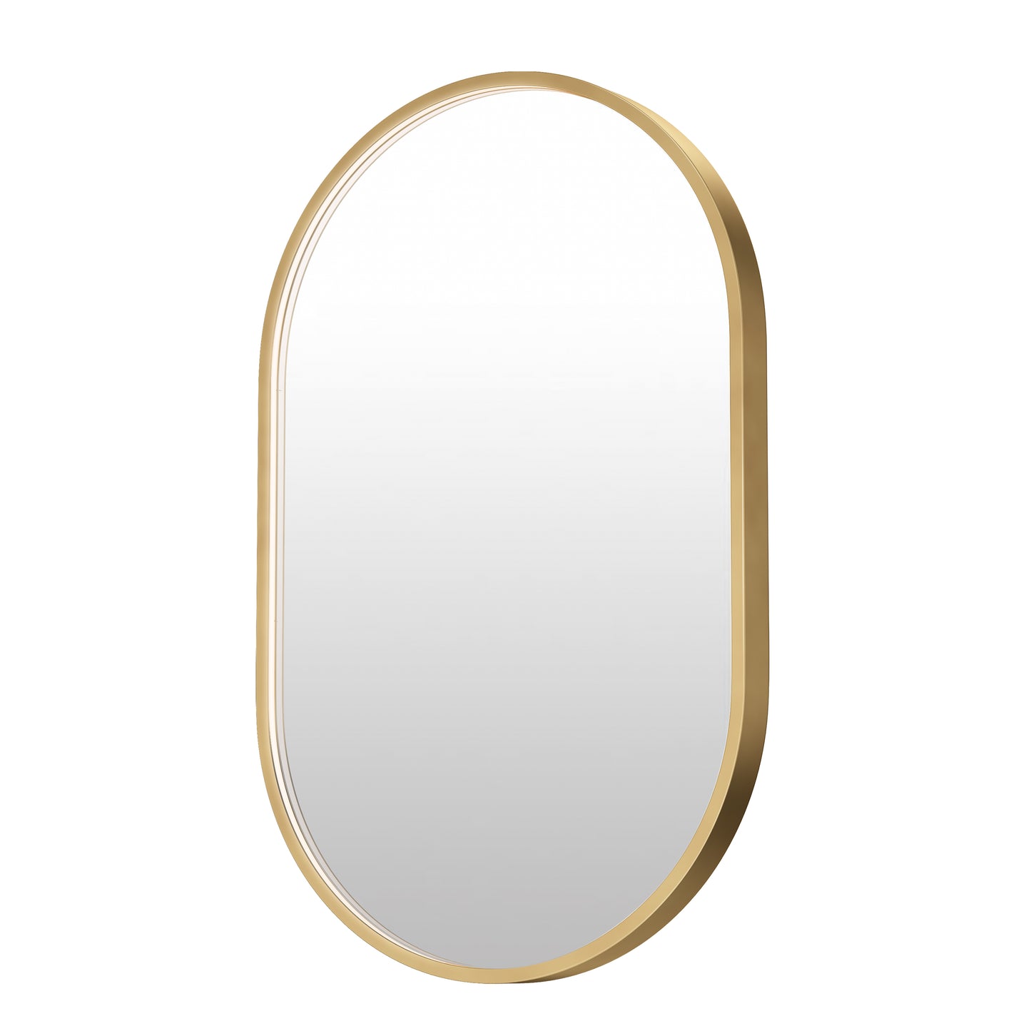 Elisse Oval 20"x32" Oval LED lirror Gold by ET2