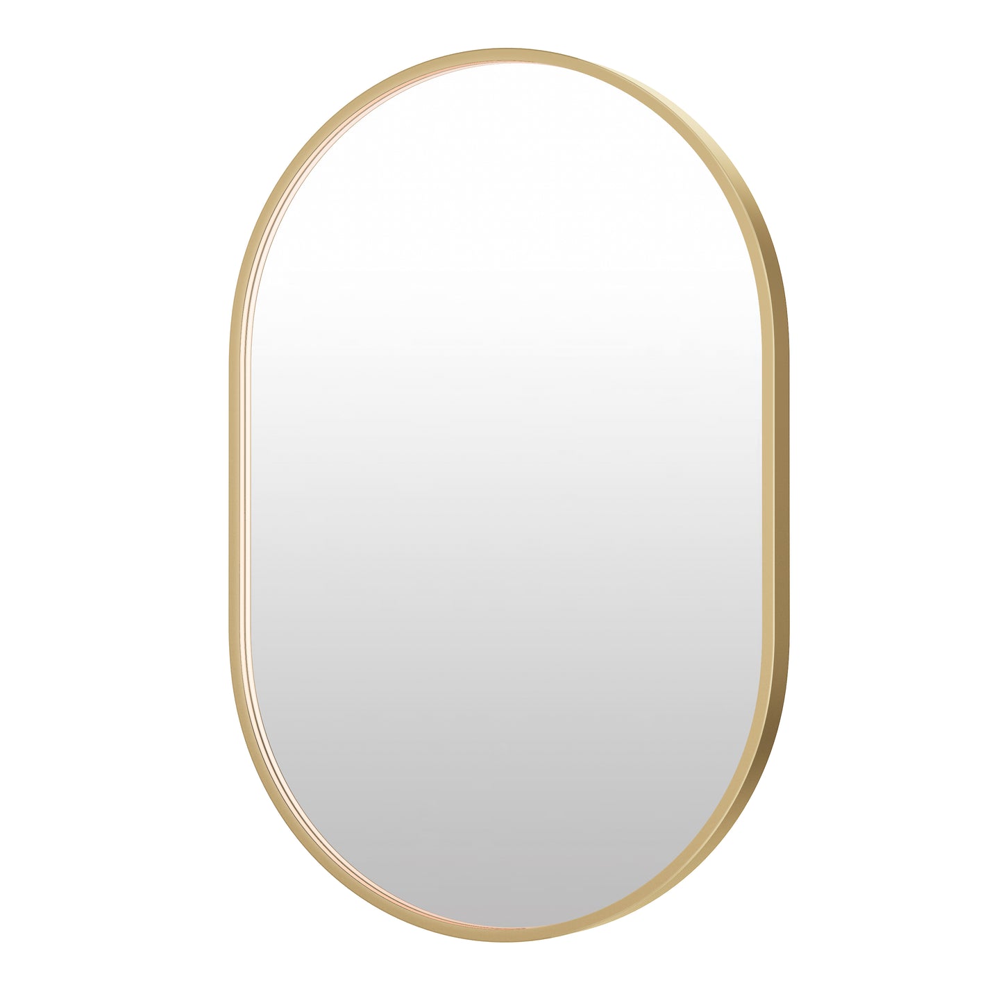 Elisse 24x36 Oval GLD LED MIRROR Gold by ET2