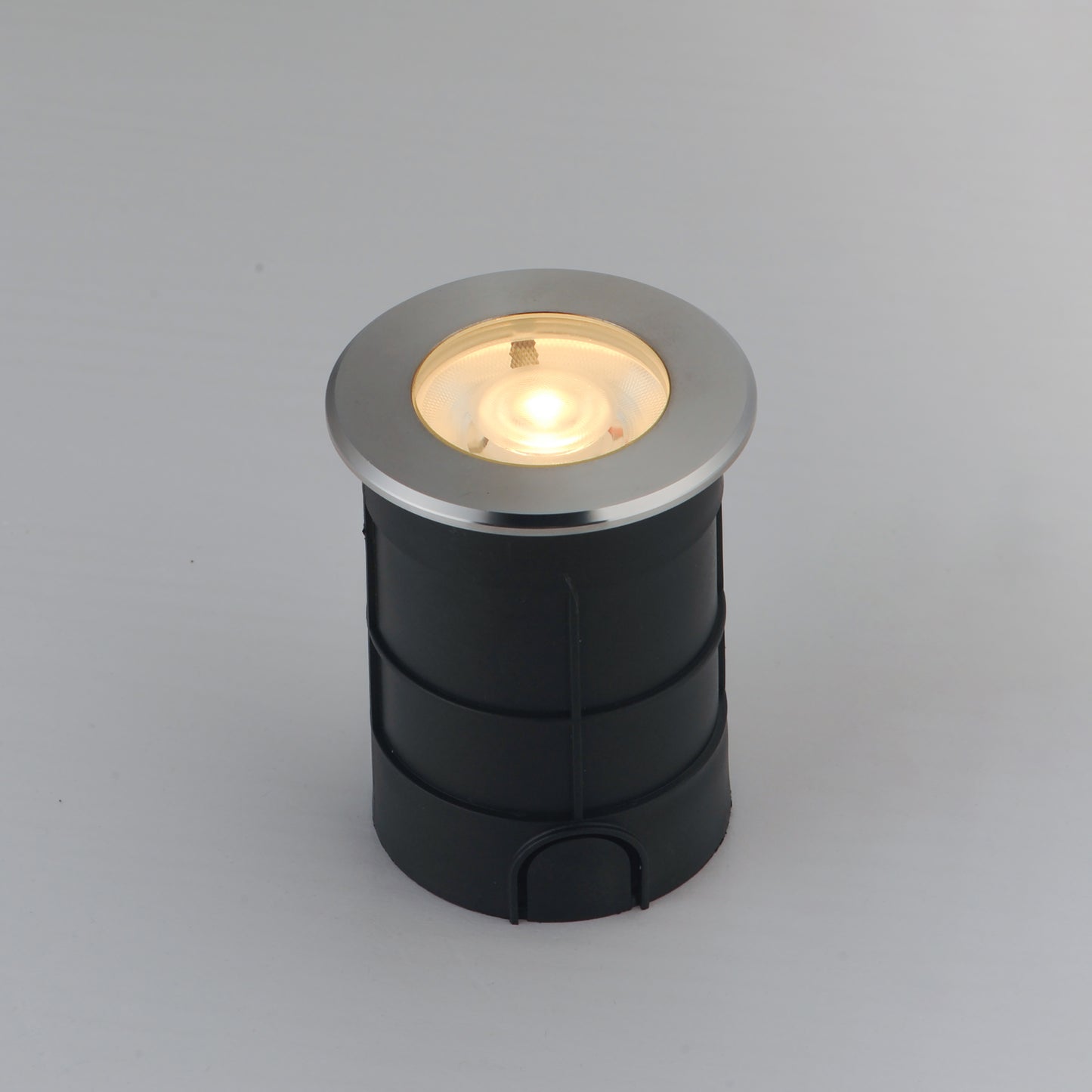 In-Ground 7W LED Landscape Light Brushed Aluminum by ET2