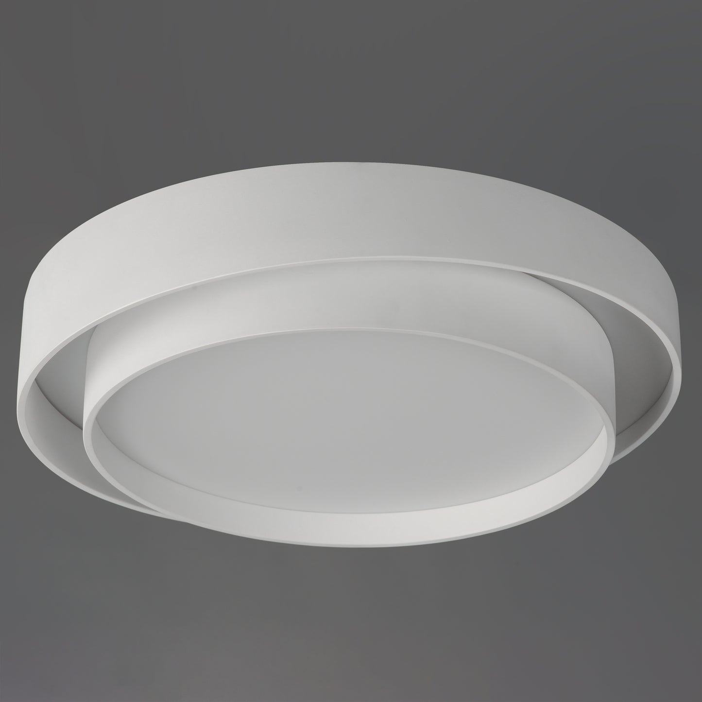 Ziggurat 24" LED Flush Mount White by ET2