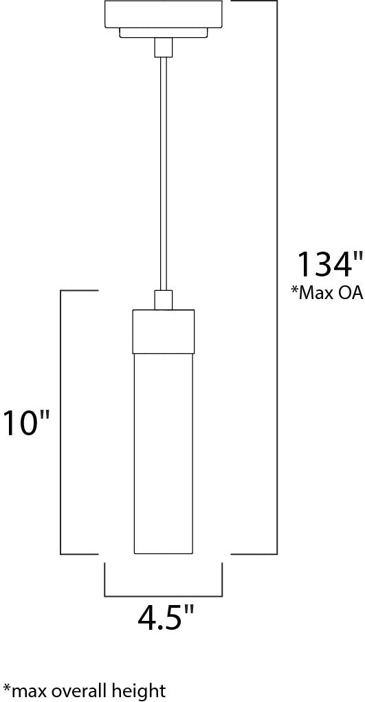 Cilandro Pendant Satin Nickel by ET2