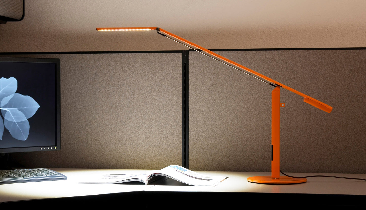 Equo Desk Lamp Cool Light Silver Elx A C Sil Dsk by Koncept Inc