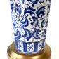 Stylish Blue Cermic Table Lamp