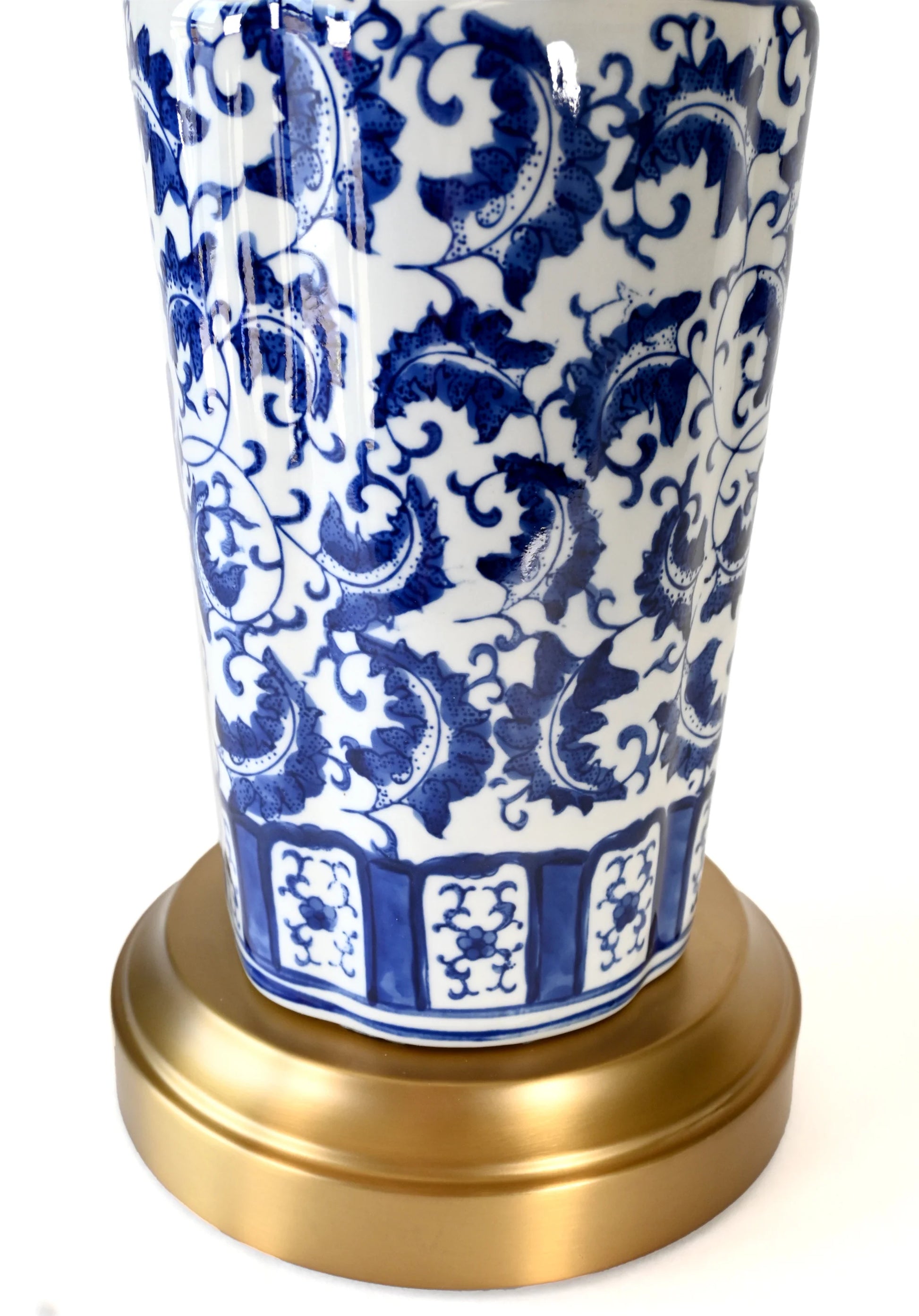 Stylish Blue Cermic Table Lamp
